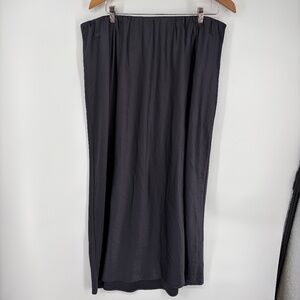 Torrid Maxi Stretch Satin Bias Maxi Skirt Periscope Plus 2x Stretch
